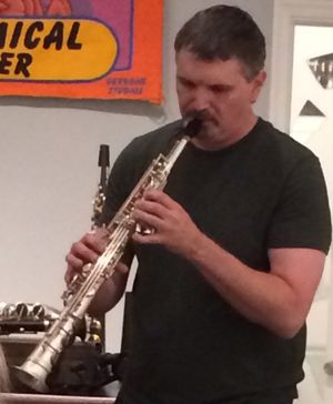 Show at the First Banana Gallery in Philadelphia, PA (2014). Photo taken by Mary Arden.