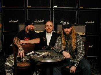 Gary hangin' with Kerry King (Slayer)and Zakk Wylde (Ozzy, Black Label Society)New York 2002