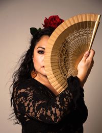 Angelina Ramirez began studying Flamenco at the age of nine with Deanna Pierce and Olivia Rojo in Tucson, Arizona. At sixteen, she became a member of Rojo’s company, Flamenco y Mas. Just out of high school, Angelina toured the US as a featured artist with the National Theater Company. She continued her studies at the National Institute of Flamenco Arts in Albuquerque, New Mexico studying with Eva Encinias, Joaquin Encinias, Omyara Amaya and Marisol Encinias. Angelina became an original member of Yjastros, the American Flamenco Repertory Company under the direction of Joaquin Encinias. While residing in Albuquerque, she had the pleasure of studying from dancers such as Antonio Canales, Israel Galvan, Alejandro Granados, and Farruquito. In 2009, returning to Arizona, Angelina founded Flamenco Por La Vida, a performance company that has been continually performing throughout the Valley for the past five years. In 2012, Angelina along with collaborators Monica Robles and Ruben Gonzalez, opened 5th Row Dance Studios, where Angelina currently teaches flamenco. In 2014, Angelina presented two inaugural festivals in the Phoenix Community: Lluvia Flamenca in collaboration with Stateside Presents and The Phoenix Festival de España with The Phoenix Center for the Arts. During the 2014-15 season, Angelina was asked to tour with world-renowned, New York based company Noche Flamenca in their production of Antigone. Angelina and her company Flamenco Por La Vida were awarded the 2014 Phoenix Mayors Arts Award for Best Dance Organization. Angelina looks forward to whatever her journey will bring her as she continues to live her lifelong passion as an artist of Flamenco.