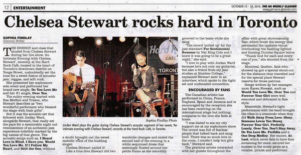 Hard Rock Cafe Toronto Show Review
