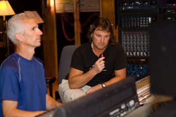 "MIXING ECLIPSE" . . . Myself and Pete have become great friends, He mixed the Nashville Album, Eclipse, and My solo album.