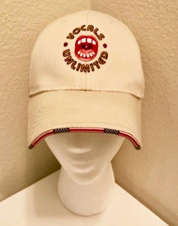The new Vocals Unlimited ball caps. On sale now for $14.95. To place an order send request to vocalsunlimited@aol.com