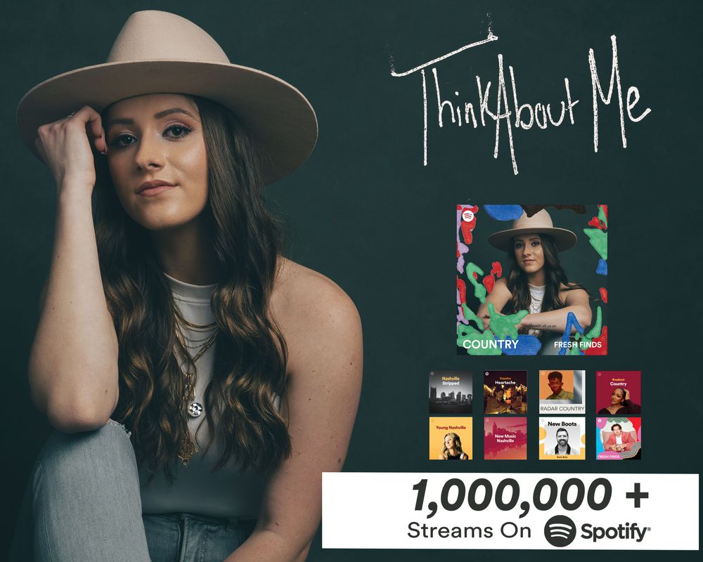 1 MILLION STREAMS 🎉🎉 To say that I am grateful would be an understatement… I have no words to describe this feeling right now… MY FIRST 1 MILLION STREAMS😭 Thank you so so much to every single person who has streamed this song!!! Thank you for believing in this 4 minute tune.. thank you for having this song be the one that CHANGED MY LIFE.. Thank you to everyone at @spotify for adding “Think About Me” to all of these incredible playlists!! I am so humbled and grateful to have been amongst some incredible artists! To everyone involved in making this happen, I will never forget this moment! From the bottom of my big ole heart… THANK YOU😭💕 Y’ALL WE FREAKING DID IT!!!!!