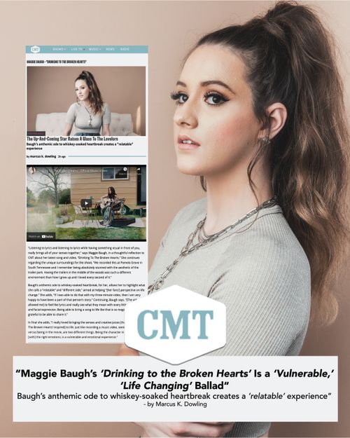 "Thank you so much CMT for helping me share my new music video!! I am so grateful to be apart of the CMT Family!! So much love for the team for supporting this video!! Click the Link below to read the and watch the video!" 10.29.21