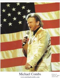 Color Photo of Michael with Flag