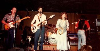 1980s! CW band days in Norther Calif (San Jose) ! here with SaddleRack Riders, also sang wtih the DonCox band)