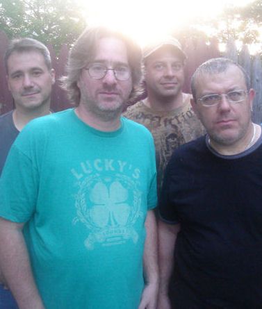 Faster Than Light is (left to right): Doug Maresca (drums), Keith Lenn (guitar), Ken Reedy (vocals) and David Greenberg (bass).