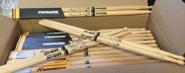 I've played ProMark sticks since high school. They were the first endorsement I gained once playing with national acts. For years, I used the Simon Phillips 707 model and switching to a stock 5B in the mid 2000s. Around 2016, I went through checking out the different new technologies the ProMark was introducing; like the Forward & Reverse balance sticks along with the Active Grip and FireGrain finishes. Currently, I use Forward 5A with an Acorn tip in both regular and ActiveGrip finish. Hot Rods, TB6 Brushes and a set of soft mallets complete my stick bags anywhere I go.