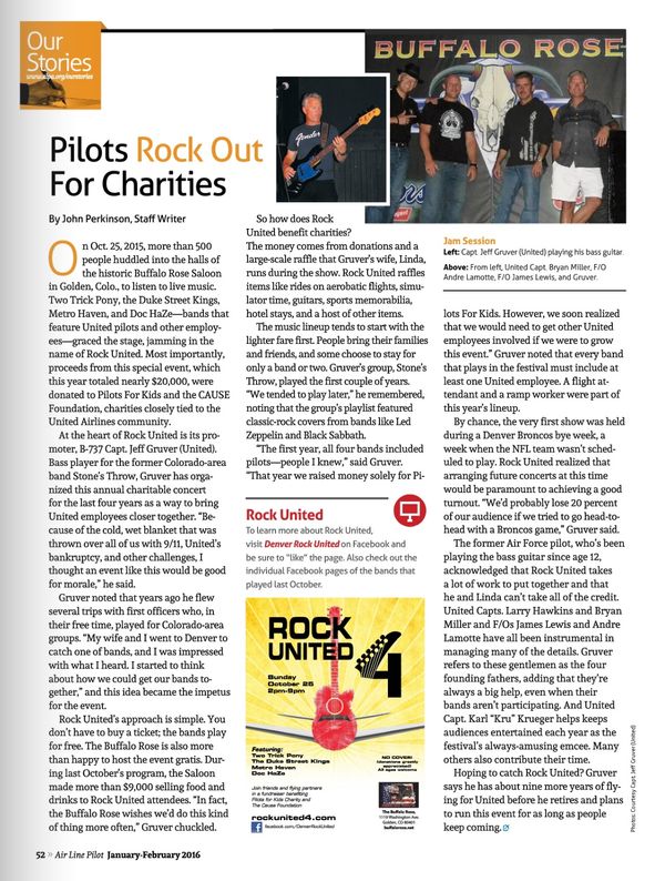 Article from Airline Pilot Magazine