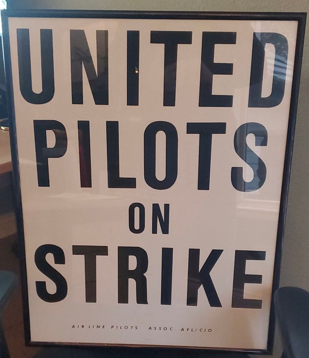 1985 Strike Poster signed by Mike Boyle!