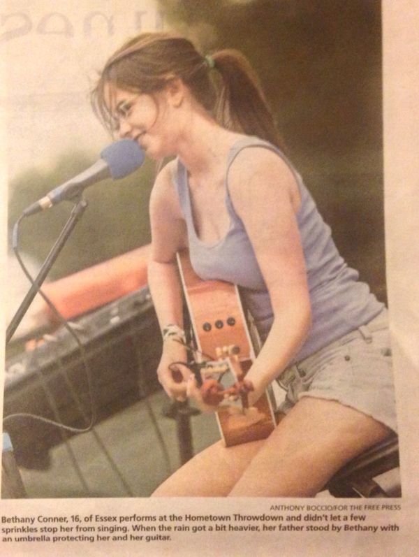 2015 - St. Albans Messenger -
Bethany Playing at the Hometown Throwdown