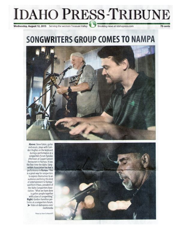 Camden Hughes, featured in Idaho Press-Tribune.
