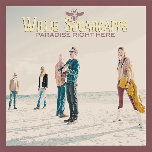Willie Sugarcapps – the dynamic collective of Will Kimbrough, Anthony Crawford & Savana Lee of Sugarcane Jane, Grayson Capps, and Corky Hughes – is proud to release their sophomore album Paradise Right Here on April 15 via Baldwin County Public Records.
Produced and mixed by Grammy Award winner Trina Shoemaker (Sheryl Crow, Dixie Chicks, Emmylou Harris), Paradise Right Here was recorded over the course of a three-day session at FAME studio in Muscle Shoals. A hearty gumbo of Americana goodness served up in 11 tracks, Paradise Right Here is exactly that: a paradise of swelling choruses, lyrical storytelling, and an all-around feel-good, expressive vibe. The members of Willie Sugarcapps expertly showcase their musical versatility, adeptly switching between fiddle, banjo, mandolin, lap steel, bass, and guitar, and trading vocal leads from song-to-song. From the smooth sail of “Faded Neighborhood” and the warmth of ballad “Rosemary and Time,” to the thunderous, confident stomp of “Intentions Of My Heart” and the gallop of “The Highway Breaks My Heart,” the album is a celebration and exploration of life as a whole.