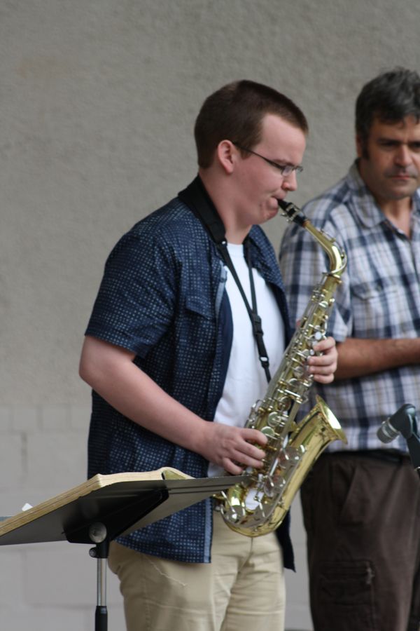 Tenor saxophonist Matt Nicholson