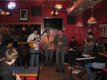 Ian Murphy (guitar), Mark O'Conner (sax), Rick Deja (sax), Karim Yengsep (bass), Lara Driscoll (piano)