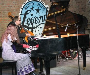 Performing with the Union League Jazz as a finalist in the Union League Civic and Arts Foundation Competition (Now called Luminarts), Lara Driscoll (piano), Nick Schneider (bass)