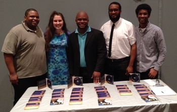 Chris Davis Jazztet: Alphonzo Jones (drums), Lara Driscoll (piano), Chris Davis (tpt), Rajiv Halim (sax), Jeremiah Hunt (bass), Life Changers Church