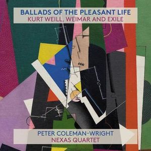 2017
Distinguished baritone Peter Coleman-Wright steps off the world’s opera stages to present a rare recording of music close to his heart: the remarkable songs written as the Weimar Republic descended into Nazism in the 1920 and ‘30s, by composers at home in Germany and Austria who were then forced to flee into exile. These songs capture the spirit of the times: defiant, soulful and searching, but also capable of moments of exuberant joy and hope.
Peter Coleman-Wright is regarded as one of the world’s leading baritones, with a stellar career in the world’s leading concert halls including Royal Opera House, Covent Garden, the Met in New York and the Sydney Opera House; he finds the perfect foil for this music in the Sydney-based Nexas Quartet. The arrangements of these songs for baritone and saxophone quartet, created especially for this album, reflect a combination that would have been familiar to the clubs and bars where much of this music was first performed.