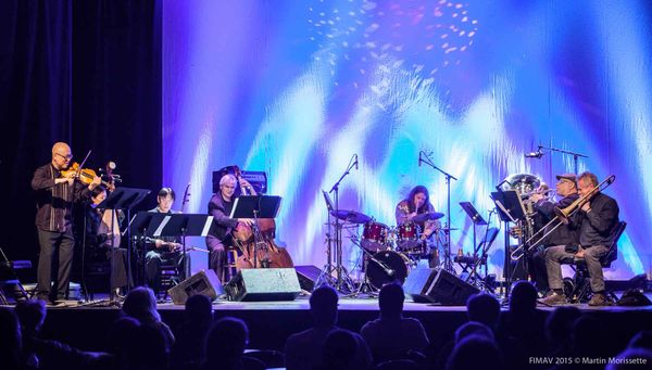 Burning Bridge at the 2015 Festival International Musique Actuelle in Victoriaville, Canada. Photo by Martin Morissette