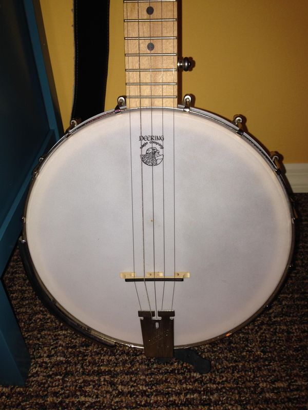 And what is a studio without a sweet sounding Deering open-back banjo to make things interesting.