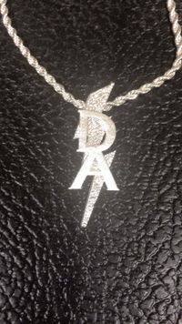 DA Necklace available in gold/silver