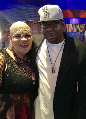 with Bobby Brown