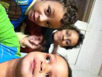 Nissiah (back row) Kyshay (left) Eli (right)