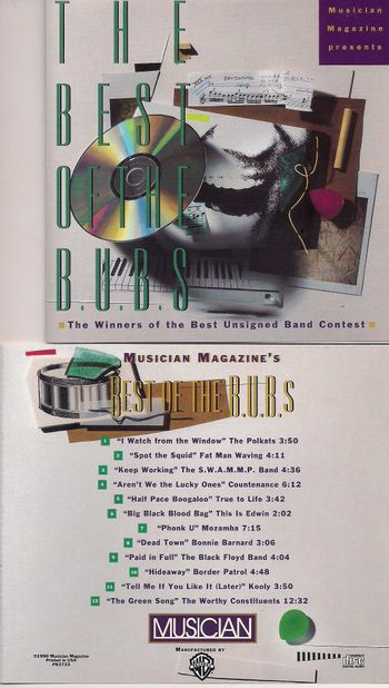 True To Life selected from 3000 bands in the world to have their song "Half Pace Boogaloo" featured on this Warner Brother CD: " Musician Magazine Presents The Best of the B.U.B. S."