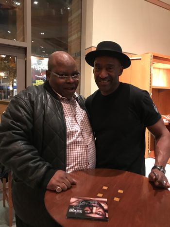 Living bass legend ,Marcus Miller with True ToLife’s bassist Mike Porter 11/10/18 @ NJPAC Prudential Hall with special Guest David Sanborn & featuring Lalah Hathaway.
