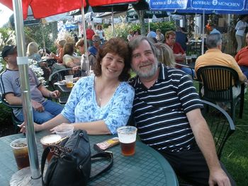 Love is a beautiful thing. That's Miss Denise snuggling with John Potter. John took this great batch of pictures at the Cooperage.