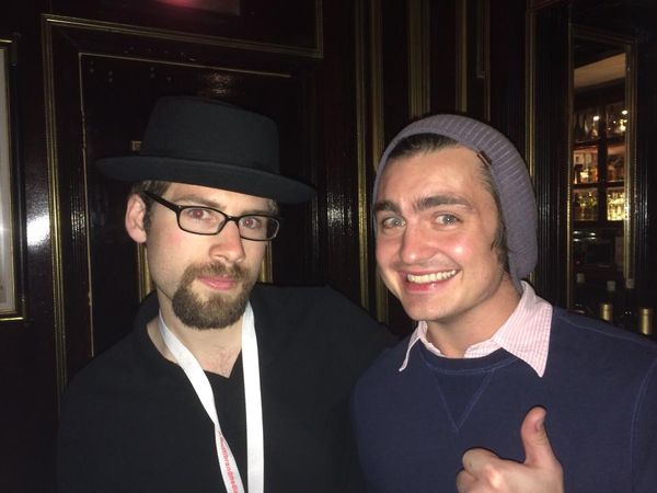 Ryan "Heisenberg" Benyo with George Sheppard from the band Sheppard!