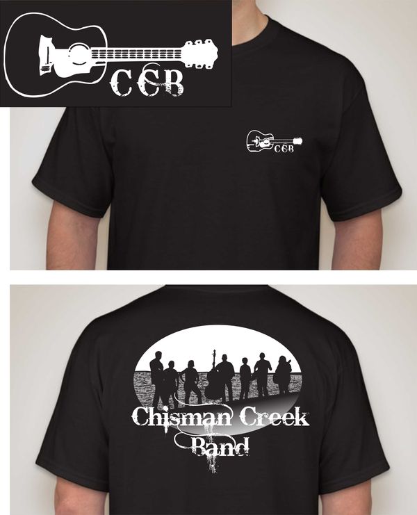 Chisman Creek T-Shirts and Stickers are available at all our performances.