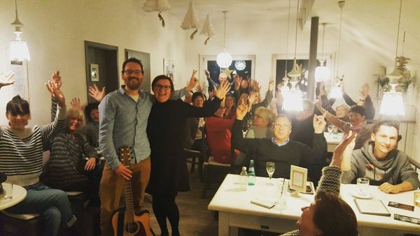 Tolle Atmosphäre in Brückner's Café!