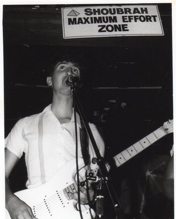 I played this Fender Squire strat a lot, but when I got into jazz I traded it in for a Fender Esquire (that I turned into a tele)