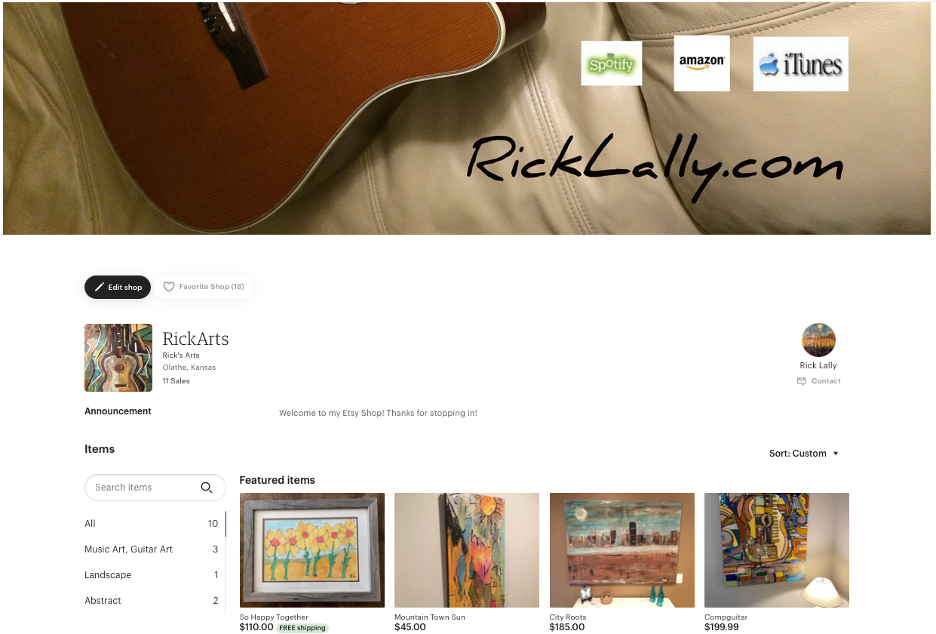 Visit My Etsy Shop