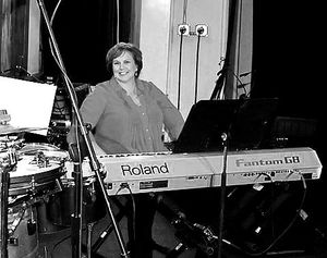Theresa Ronan, has been playing with Divas with a Twist! She's one talented keyboard player and it's always great to have some more girl power on stage with us!! Here's a bit about her background!!
Theresa Ronan has been performing in and around Southeastern Massachusetts for many years. She grew up in Brockton, and began studying piano at age 5. She started accompanying school groups in the sixth grade, and continued as an accompanist throughout high school. She holds a Bachelor’s Degree in Music Education, and has done Graduate work at UMass-Lowell and Longy School of Music. She has been both an accompanist and Music Director for many area theatre companies. Currently, she is a Piano Teacher with Merry Melody Music Academy, and the Music Director for Christ the King Catholic Parish in Brockton. She is also the keyboardist for the band “Moonstruck,” and was a keyboardist for the band “Ornament,” which is a tribute to the Trans-Siberian Orchestra. Theresa is thrilled to be joining the Divas, having previously worked with the girls in one way or another in a free-lance capacity.
