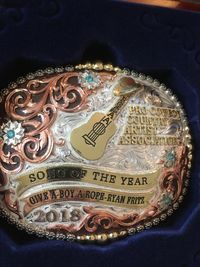 Ryan wins song of the year award at the 2018 Pro Cowboy Country Artist Association for ' Give A Boy A Rope ' from his Keeper of the West album