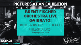 Book The Fischer Big Band, The Fischer Latin Jazz Group + Voices for your next live event!
Directed by Brent Fischer the ensembles feat some of L.A.'s finest, including Alex Budman, Quinn Johnson, Bernie Dresel, Joey De Leon, Mary Hylan, Angie Jaree, Fletcher Sheridan and Bob Joyce, performing timeless Fischer compositions and arrangements.
Click the image to send your request today!