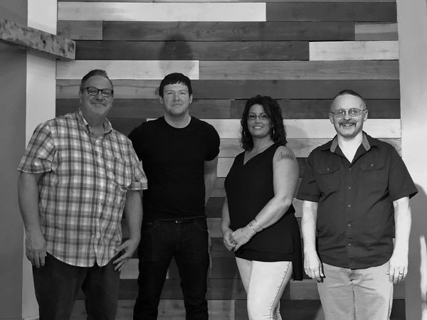 Left to Right: Pastor Wendell, Jared Coning, Mary Brown, and Tom Keller