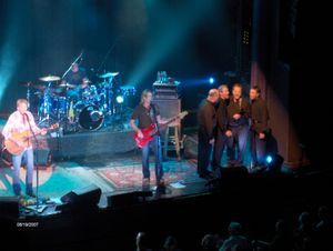 Backing up Kenny Loggins