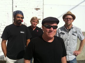 The Hoodoo Sons with the mighty Bill Dowey (foreground), Tom Knowles (back) and Brad Carter (left) 2012 Reunion tour