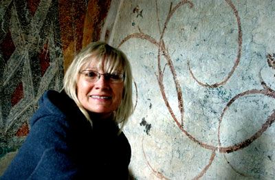 Ziesar Castle--NE Germany c. 925. Fresco theme: Root of Jesse (Isaiah 11:10). Photo: Ziesar staff.