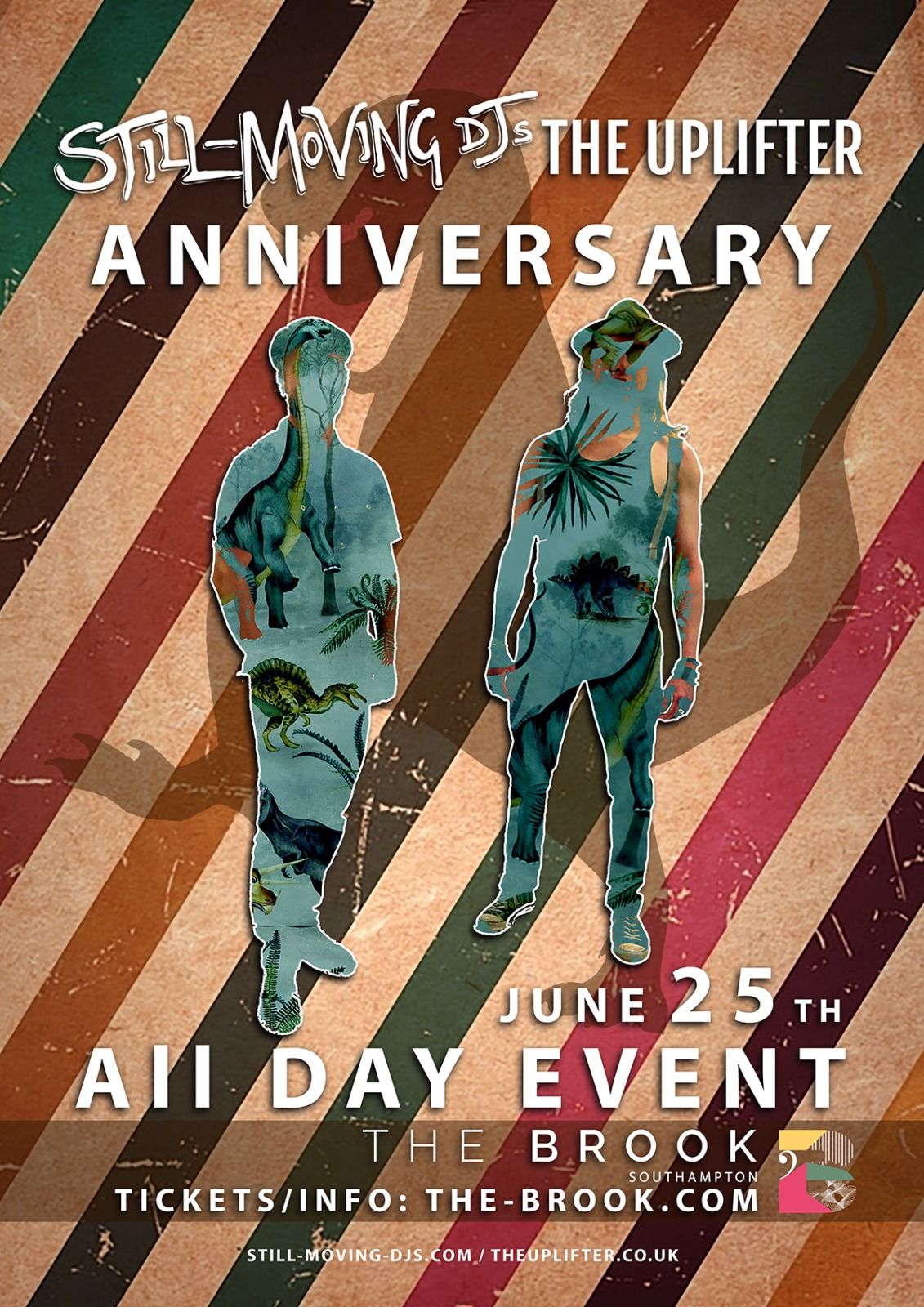 A very special all-day event at Southampton's loveliest venue by a mile. Limited early-bird tickets available NOW here: https://www.the-brook.com/event-details/12085325/still-moving-djs-and-the-uplifter-anniversary