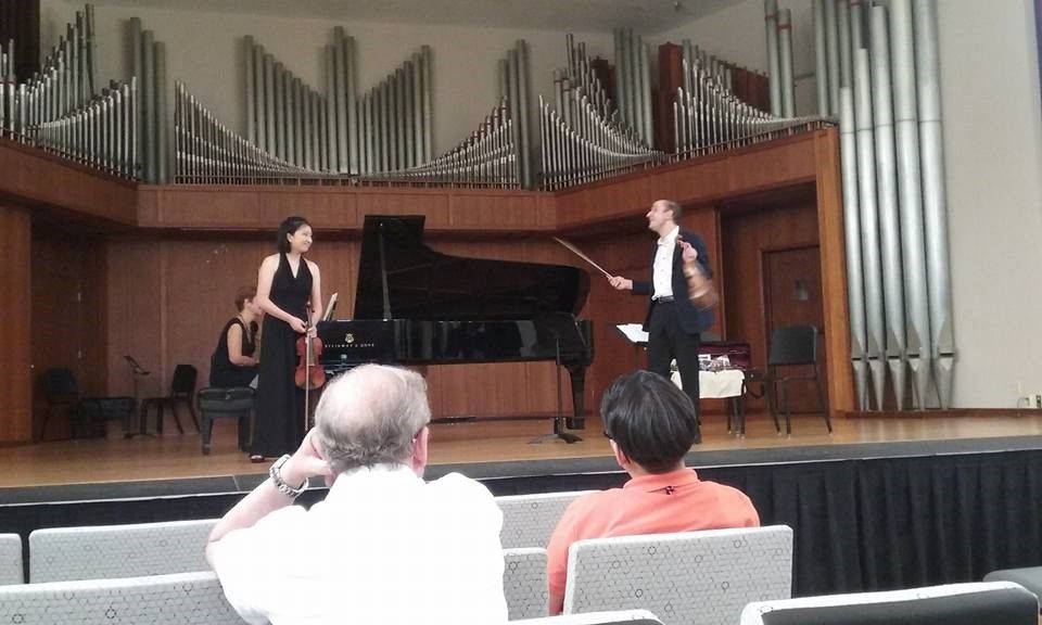 Violin Masterclass, International Montecito Music Festival, La Sierra University California 7/2016