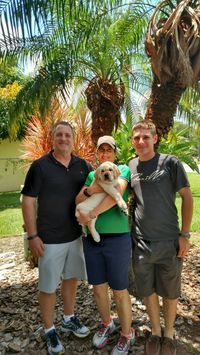 The Falch's and "Teddy"