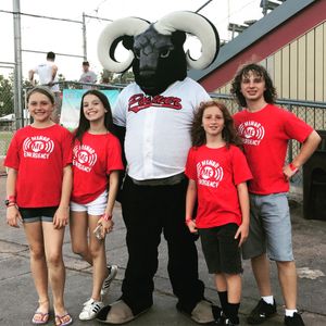 Minor Emergency has a blast playing at Palm Springs Power Baseball game.