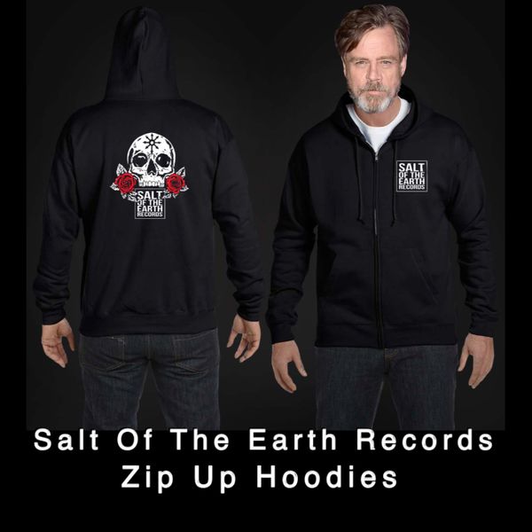 We have 2 sided zip up hoodies and pullover hoodies…
Show your support, while looking bad ass!
Follow the link and order yours now!!!
Two Sided Zip Up
https://saltoftheearthrecords.com/product/733109