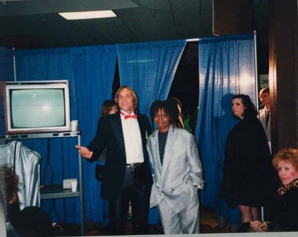 ABOVE: Me and Whoopi Goldberg. - She got her nickname in high school because she had a flatulence problem. Named after the Whoopee Cushion... lol...
(Charles Locke - Charles Locke Govatsos - Charles Lock Govatsos - Charles Lock - Celebrities - Govatsos - Locke - Buffalo Montana - Buffalo - Chazmo - Chazzmo)