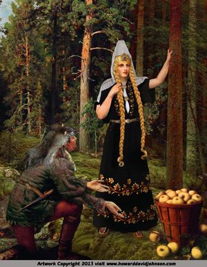 Idunn and the Golden Apples, 2013, by Howard David Johnson