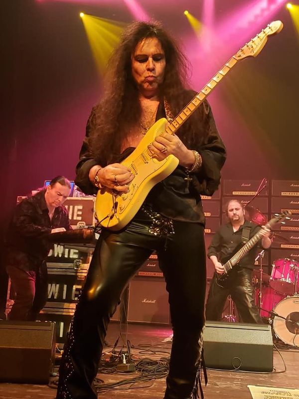 With Yngwie Malmsteen 2019 tour